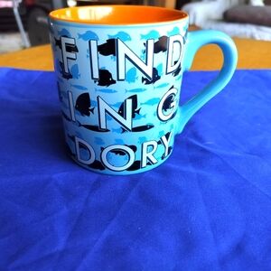 Disney Pixar Finding Dory Mug Ceramic Blue Orange Hidden Nemo & Dory